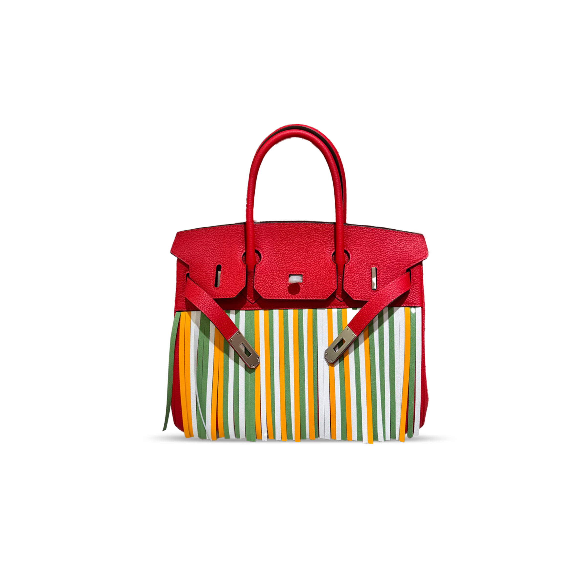 H**mes master birkin 30 togo hss soleil multi colour fringe 588744 (30*21*15cm)